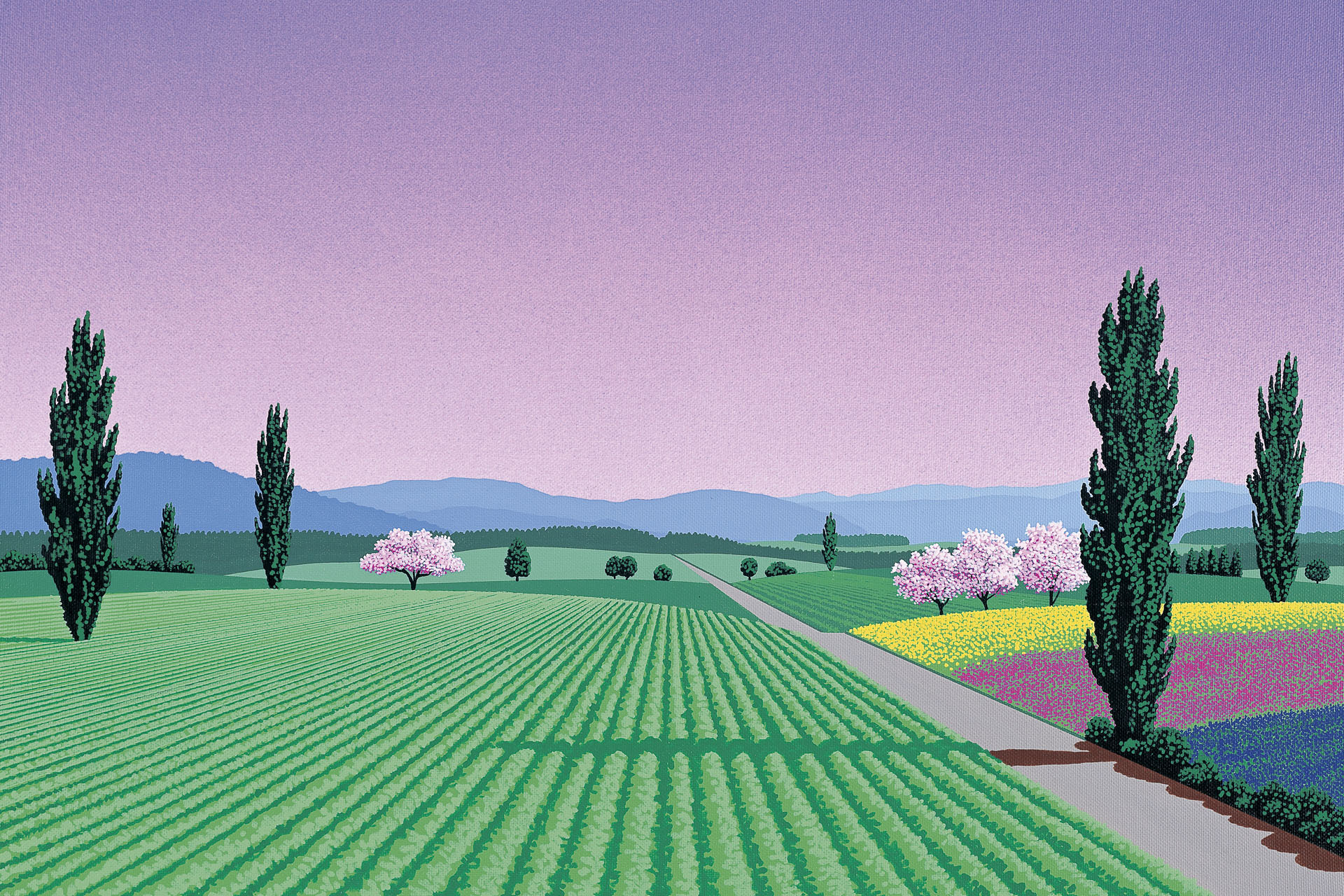 Art of a field by Hiroshi Nagai