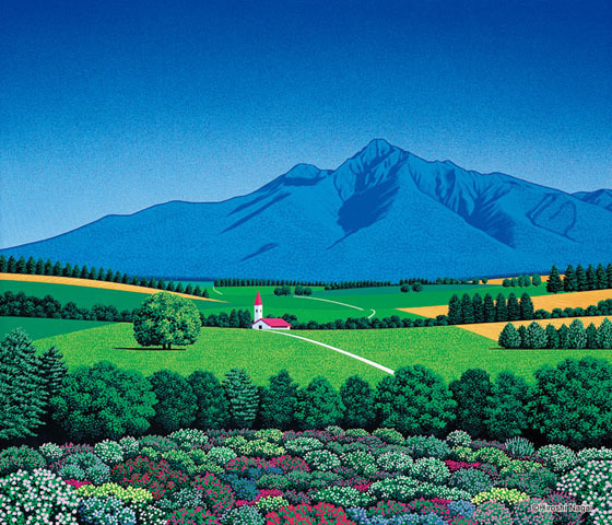 Landscape art by Hiroshi Nagai