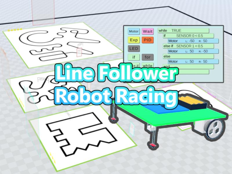 Line Follower Robot Racing