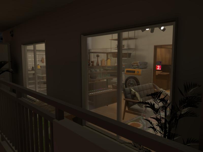 生活の染みつき 夜