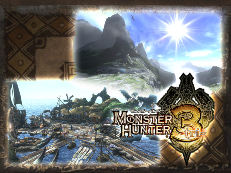 Monster Hunter Tri - Deserted Island + Moga Village